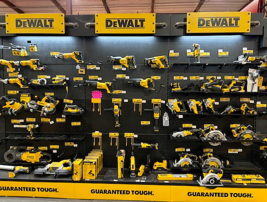 DeWalt tool selection at Fasteners Inc.