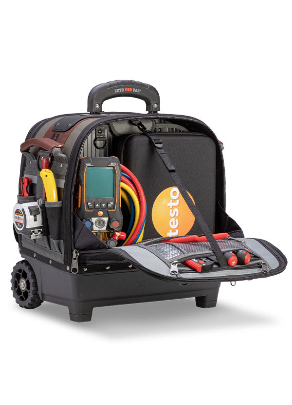 Veto Pro Pac TECH-XL WHEELER - Extra Large Wheeled Technician Tool Bag, V-SWAP rear bay