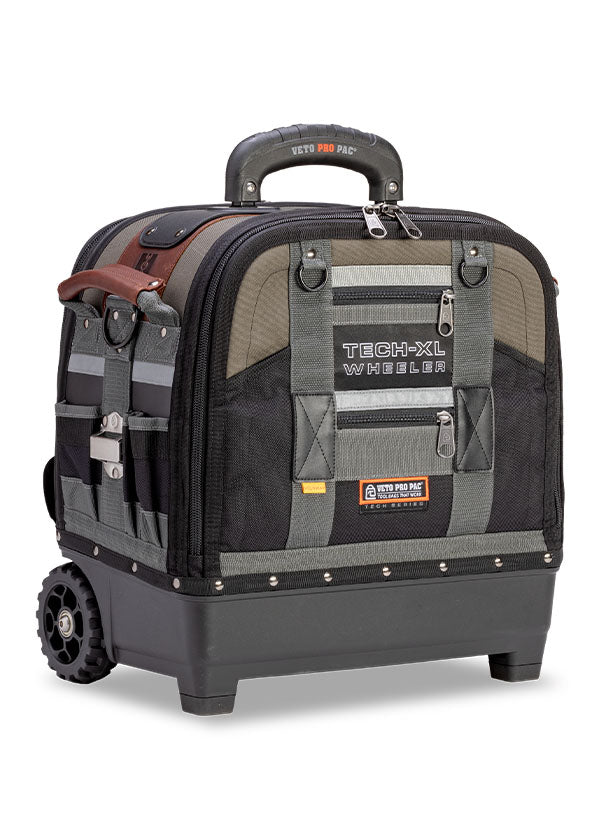 Veto Pro Pac TECH-XL WHEELER - Extra Large Wheeled Technician Tool Bag, V-SWAP rear bay