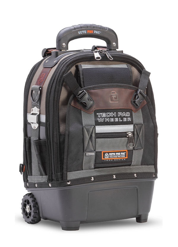Veto Pro Pac TECH PAC WHEELER - Wheeled Backpack Tool Bag, Waterproof base