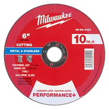 Milwaukee 49-94-0121 6" x .045" x 7/8" Performance+ Metal Cut Off Wheel - Type 1