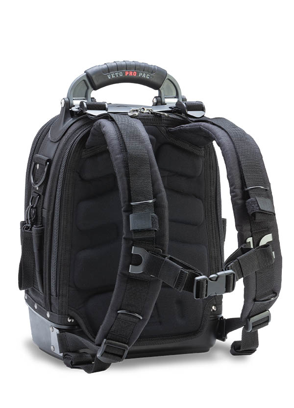 Veto Pro Pac TECH PAC MC BLACKOUT - Compact Backpack Tool Bag, Waterproof base