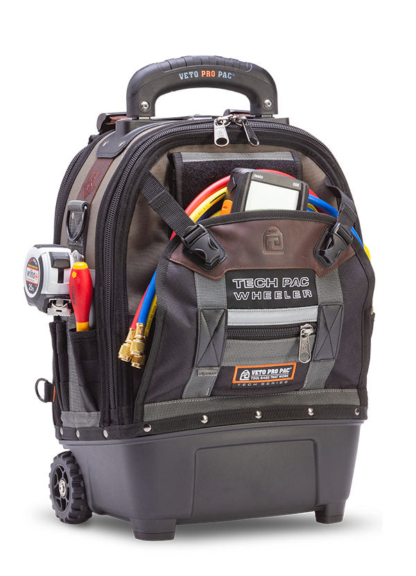 Veto Pro Pac TECH PAC WHEELER - Wheeled Backpack Tool Bag, Waterproof base