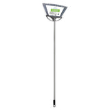 Simple Spaces 2054 Angle Broom, 13 in Sweep Face, 6 in L Trim, Recycle Polypropylene Bristle, Black Bristle