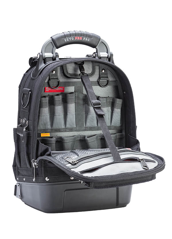 Veto Pro Pac TECH PAC MC BLACKOUT - Compact Backpack Tool Bag, Waterproof base