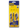 IRWIN, 1877241, Spade Drill Bit, 9.4 in length, Tri-Flute design, Self-feeding screw tip