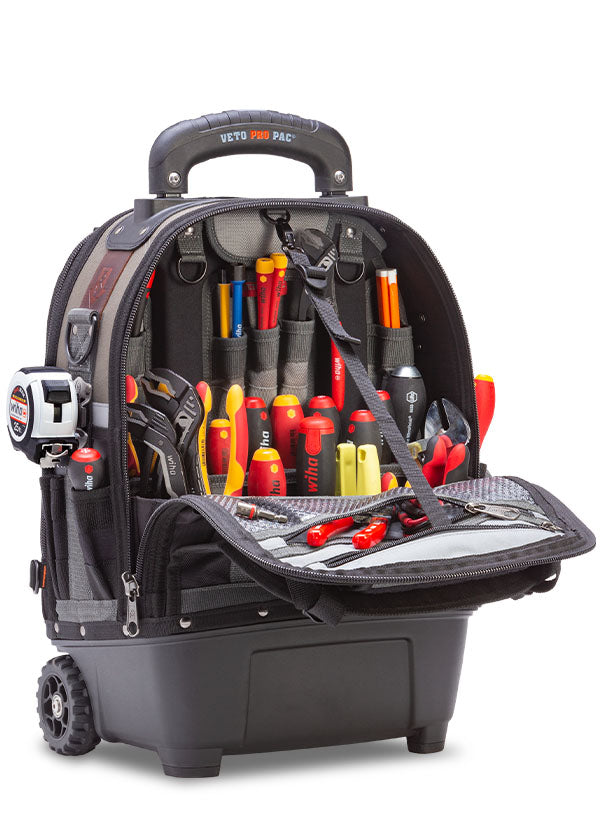 Veto Pro Pac TECH PAC WHEELER - Wheeled Backpack Tool Bag, Waterproof base