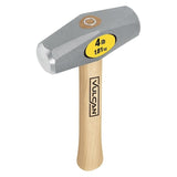Vulcan Tools Hammer, 4 lb Head, Drilling, Forged Milled Head, Steel Head