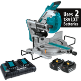 Makita XSL06PM  36V (18V X2) LXT® Brushless 10" Dual‑Bevel Sliding Compound Miter Saw with Laser Kit (4.0Ah)