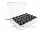 24 Hole Metal Drawer  Compatible With Slide rack White Or Grey  (13-3/8"x9-1/4"x2")