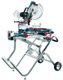 Bosch, T4B, Miter Saw Stand, 300 lbs Capacity, Steel, Adjustable Out Feed 12 in, Material Support 18 ft