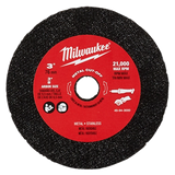 Milwaukee 49-94-3000 3" Metal Cut Off Wheel 3PK