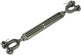 3/8"-16 x 6" Stainless Steel Jaw to Jaw Turnbuckles