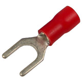 Pico 1725KT 22-16 AWG Flared Vinyl Insulated Tin-Plated Copper Butted Seam #10 Spade 18/pk