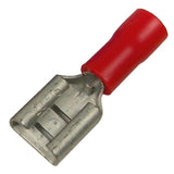 Pico 1755KT 22-16 AWG Flared Vinyl Insl Tin-Plated Brass Butted Seam .250" Female 18/pk