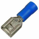 Pico 1855PT 16-14 AWG Flared Vinyl Insl Tin-Plated Brass Butted Seam .250" Female 100/pk