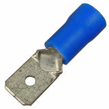 Pico 1856KT 16-14 AWG Flared Vinyl Insl Tin-Plated Copper Butted Seam .250" Male 19/pk
