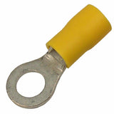 Pico 1908PT 12-10 AWG Flared Vinyl Insulated Tin-Plated Copper Butted Seam 5/16" Ring 25/pk