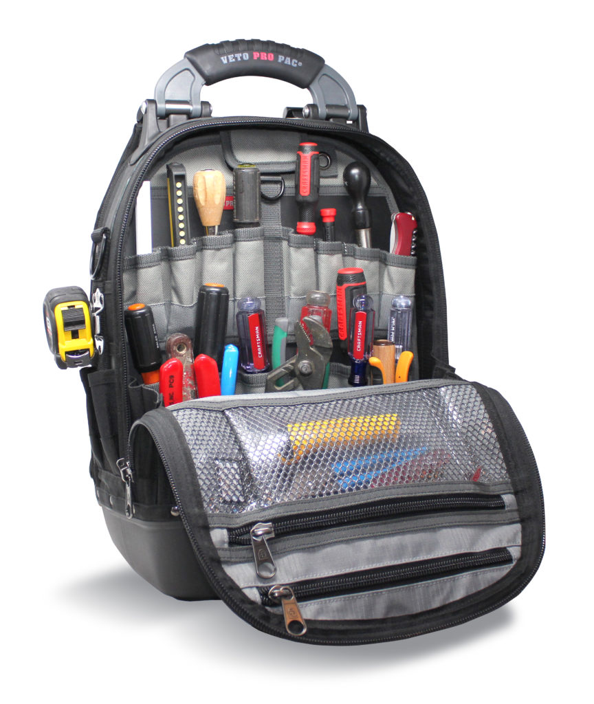Veto Pro Pac TECH PAC BLACKOUT - Backpack Tool Bag, Waterproof polypropylene base