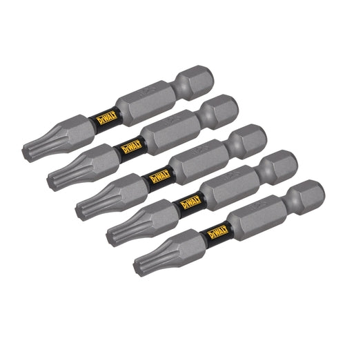 DeWalt DWA2TX25-5 DeWalt Max Fit Torx T25 X 2 in. L Power Bit S2 Tool Steel 5 pc