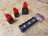 StealthMounts Milwaukee M12 Battery Mounts - Black