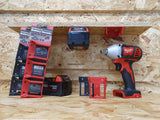 StealthMounts Milwaukee M18 Battery Mounts - Red