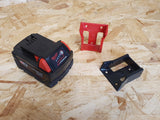 StealthMounts Milwaukee M18 Battery Mounts - Red