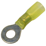 Pico 2232PT 12-10 AWG Crimp & Heat Shrink Brazed 1/4" Ring w/Adhesive Lined Sleeve 5/pk