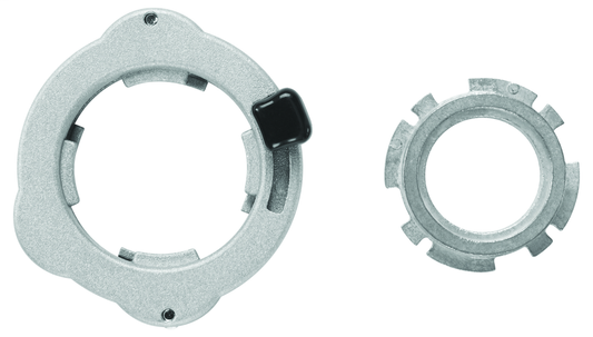 Bosch, RA1129, Template Guide Adapter Set, Compatibility with Bosch 1613-1619 & MR23-Series, 1-3/8 in Counter-Bore, Metal
