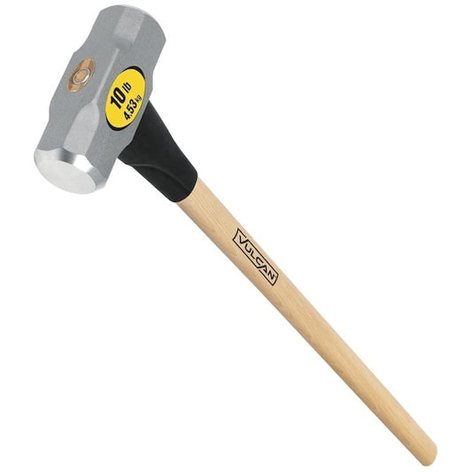 Vulcan Tools Hammer, 10 lb Head, Sledge, Forged Milled Head, Steel Head
