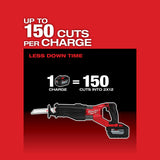 Milwaukee Tool, 2722-20, Reciprocating Saw, Brushless Motor; 1-1/4 in Stroke Length; 3000 SPM; Cordless