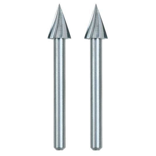 Bosch, 125, High Speed Cutter, 1/4 in, 1.5 in, 0.125 in Shank Diameter, 2 Pack, High Speed Steel
