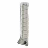 Martinez Tools - M1/M4 Curved Grip – Clear Overlay/Silver Cap - 4180-CSL