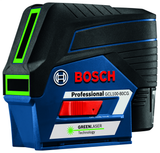 Bosch, GCL100-80CG, Cross-Line Laser, 12 V, Green Beam, 100 ft Range, ±1/8 in Accuracy, Smart Pendulum System