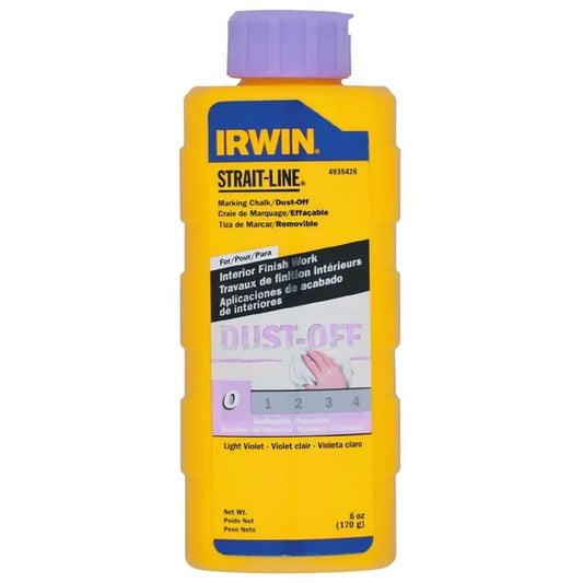 IRWIN, 4935426, Marking Chalk, 6 oz, Light Violet, Flip-Top Cap