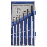 Vulcan Tools Screwdriver Set, 6-Piece, Steel, Chrome, Chrome Handle