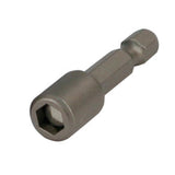 Wiha 70448 Nut Setter 10.0 x 55mm OAL Magnetic on 1/4" Hex Drive