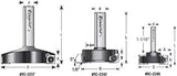 Amana Tool - Spoilboard 1-1/4" D 1/2 Shank (RC-2254), Industrial Grade