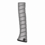 Martinez Tools - M1/M4 Curved Grip – Silver Overlay/Black Cap - 4180-SBK