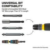 Klein Tools 32960A Fastbit Tru-Grip Screwdriver, Phillips, Slotted Bits