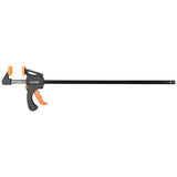 Vulcan Tools Bar Clamp, 24 in Max Opening Size, 2-1/2 in D Throat, Nylon Body