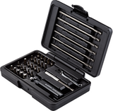 Vega Tools, V34-BRH, Bit and Hand Driver Set, 1/4 in Hex, S2 Modified Shock Resistant Steel, Multi-Tip Configuration
