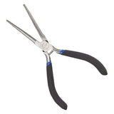 Vulcan Tools Needle Nose Plier, 5 in OAL, 0.5 mm Cutting Capacity, 4.2 cm Jaw Opening, Black Handle, 1/2 in W Jaw
