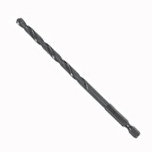 IRWIN, 4935632, Hex Shank Drill Bit, 1/16 in, Split Point, Black Oxide, 5.8 in