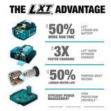 Makita XDT15ZB 18V LXTÂ® Lithiumâ€‘Ion Subâ€‘Compact Brushless Cordless Impact Driver, Tool Only