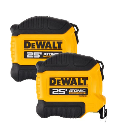 DeWalt DWHT79325NRBT ATOMIC 25 ft. Tape Measure (2 Pack)