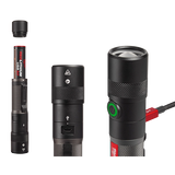 Milwaukee Tool, 2161-21, Flashlight, 1100 Lumens, 175 m Beam, IP67 Rated, USB Rechargeable, Aluminum