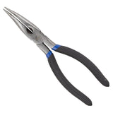 Vulcan Tools Bent Nose Plier, 8 in OAL, 1.6 mm Cutting Capacity, 5.2 cm Jaw Opening, Black Handle, 7/8 in W Jaw