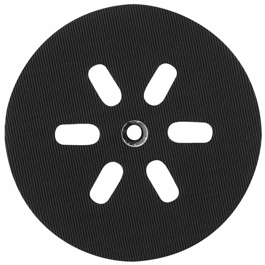Bosch, RS6046, Sander Backing Pad, 6 in Diameter; Hook and Loop; Rubber; 12000 RPM