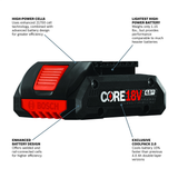 Bosch, GBA18V40, Compact Battery, 18 V, 4.0 Ah, Lithium Ion 21700, CoolPack 2.0
